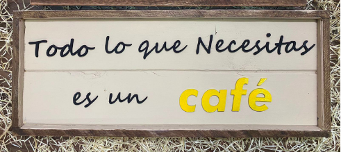 Todo lo que necesitas es un café