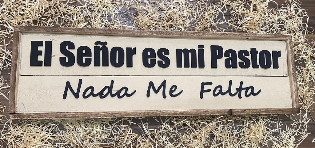 El señor es mi pastor nada me falta