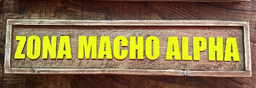 [CU50X10NANA00138/AM] Zona Macho Alpha - Cuadro 50x10