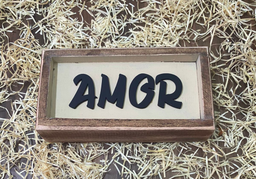 [CU20x10ARNA0350NE] Amor - Cuadro 20x10